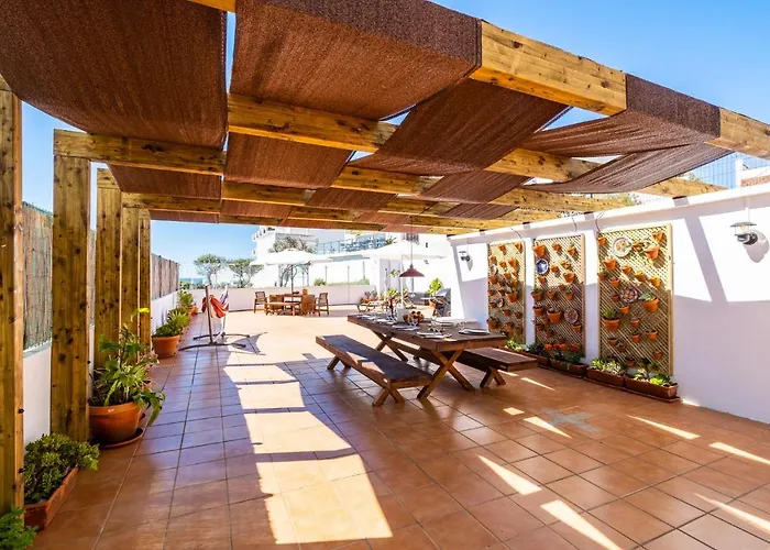 Stunning Terrace With Ocean View 公寓 阿尔布费拉